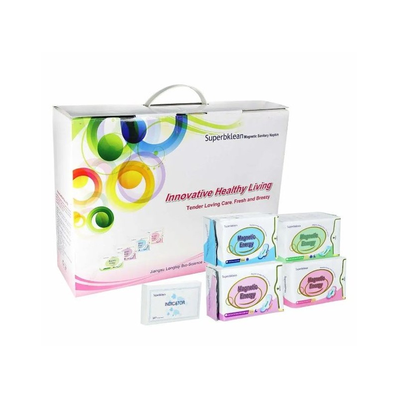 Serviette Hygiénique Magnétique (19 packs/Carton) Longrich Superbklean